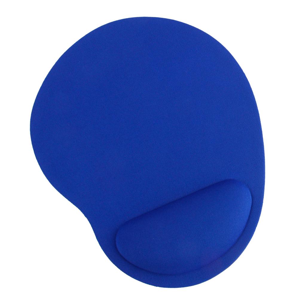Blue Wrist Rest Mouse Mat Pad