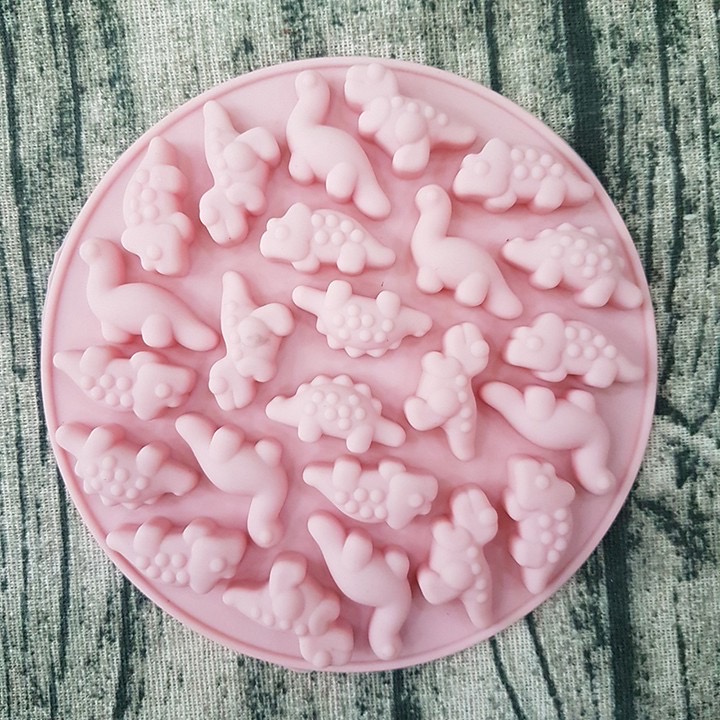 Khuôn silicon kẹo dẻo khủng long