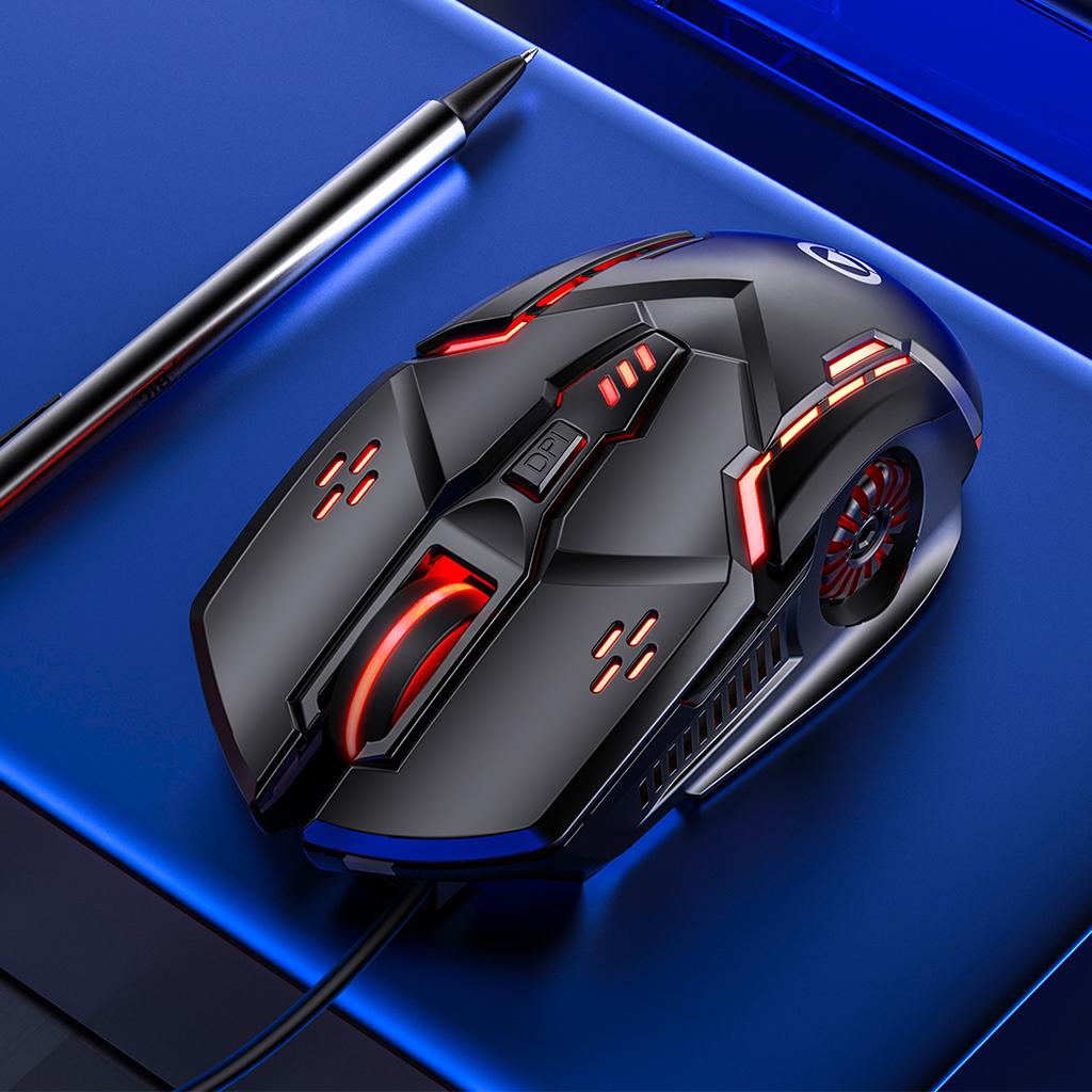 Gaming Mouse Wired,with 6D Programmable Buttons, RGB Lights Perfect for Gaming Computer Mouse for PC, Laptop, Computers