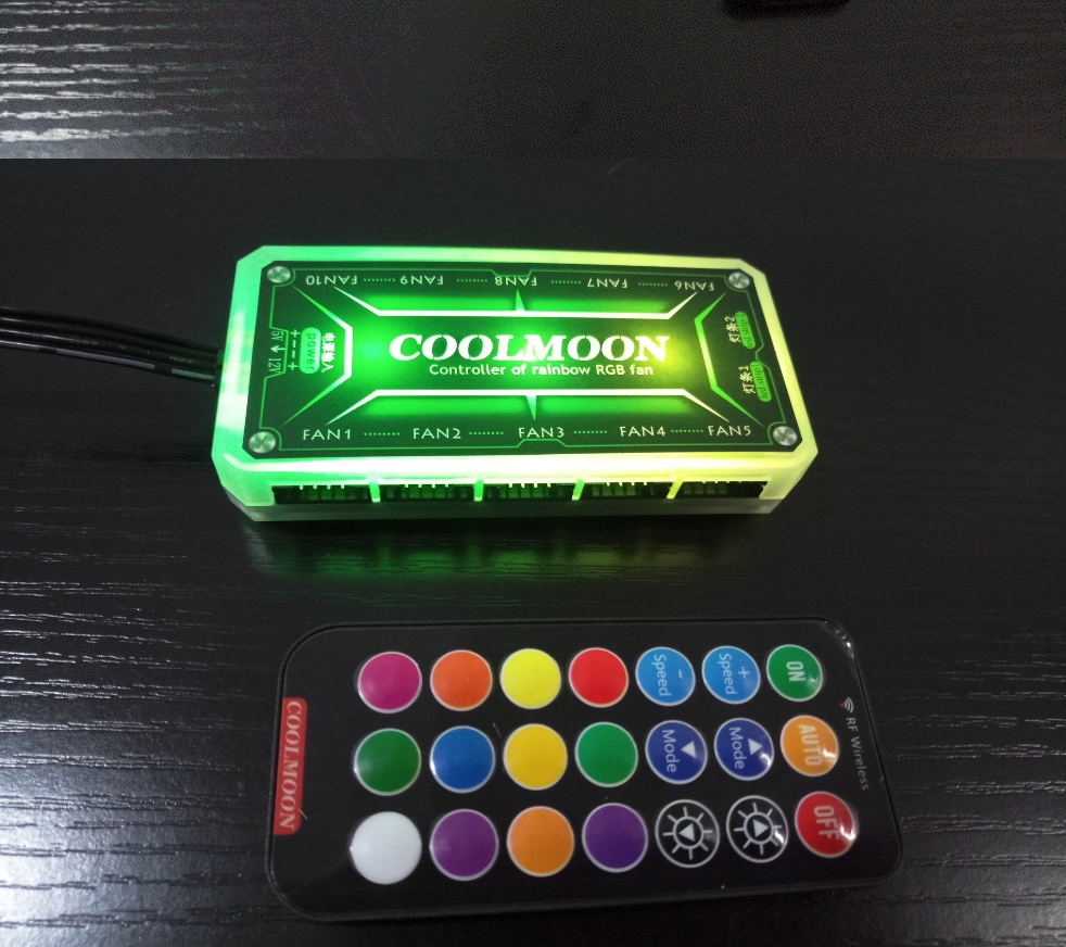 Bộ hub quạt tản nhiệt Coolmoon RGB - Hàng nhập khẩu