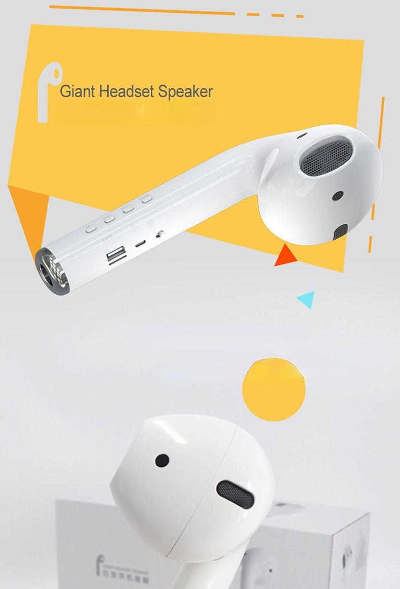 Người phát ngôn khổng lồ Wanghong AirPods Model Bluetooth Audio Creative Creative Tính cách quà tặng sinh nhật Màu sắc: 1PC