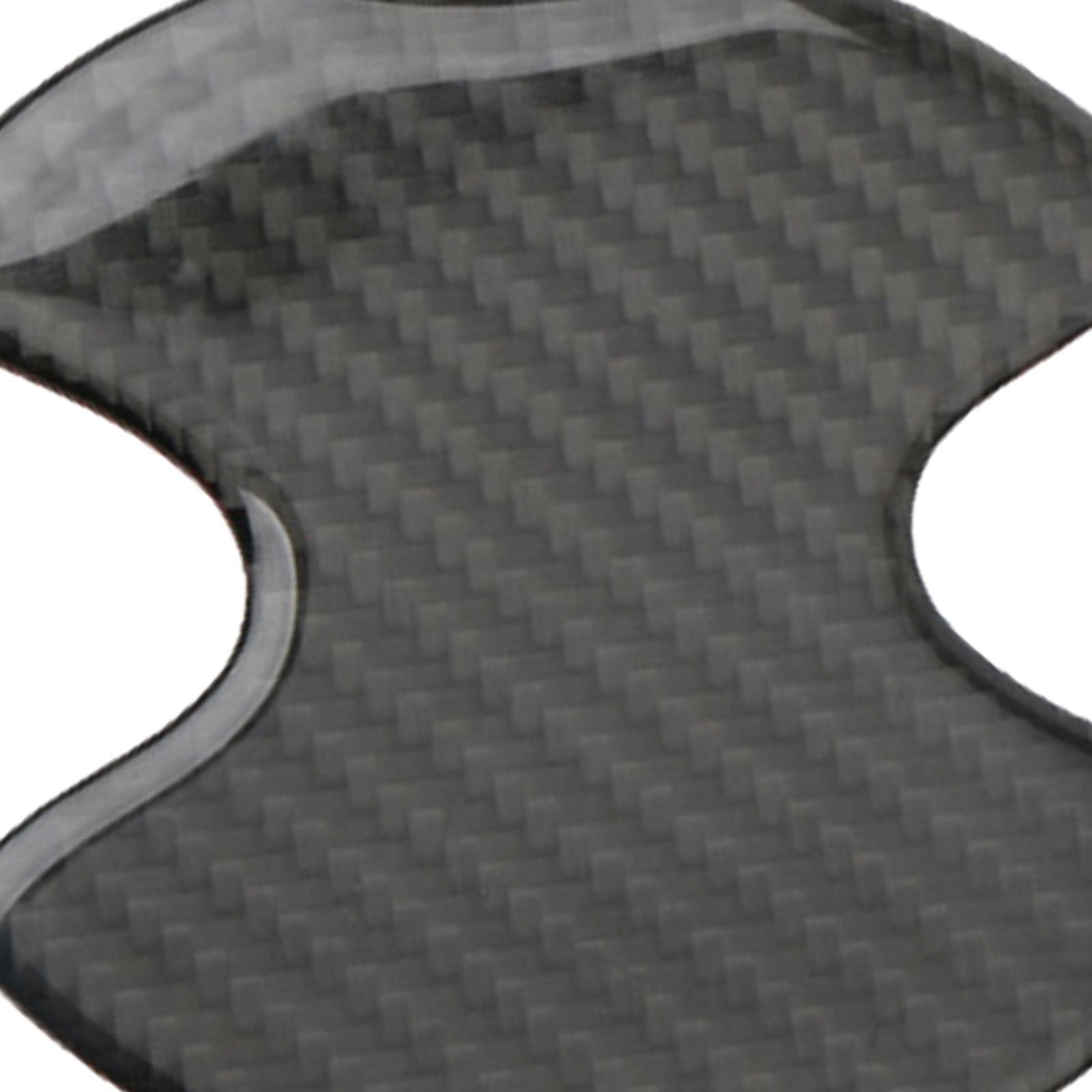 Carbon Fiber Car Door Handle Films Anti-Scratch Sticker Carbon Fiber Black