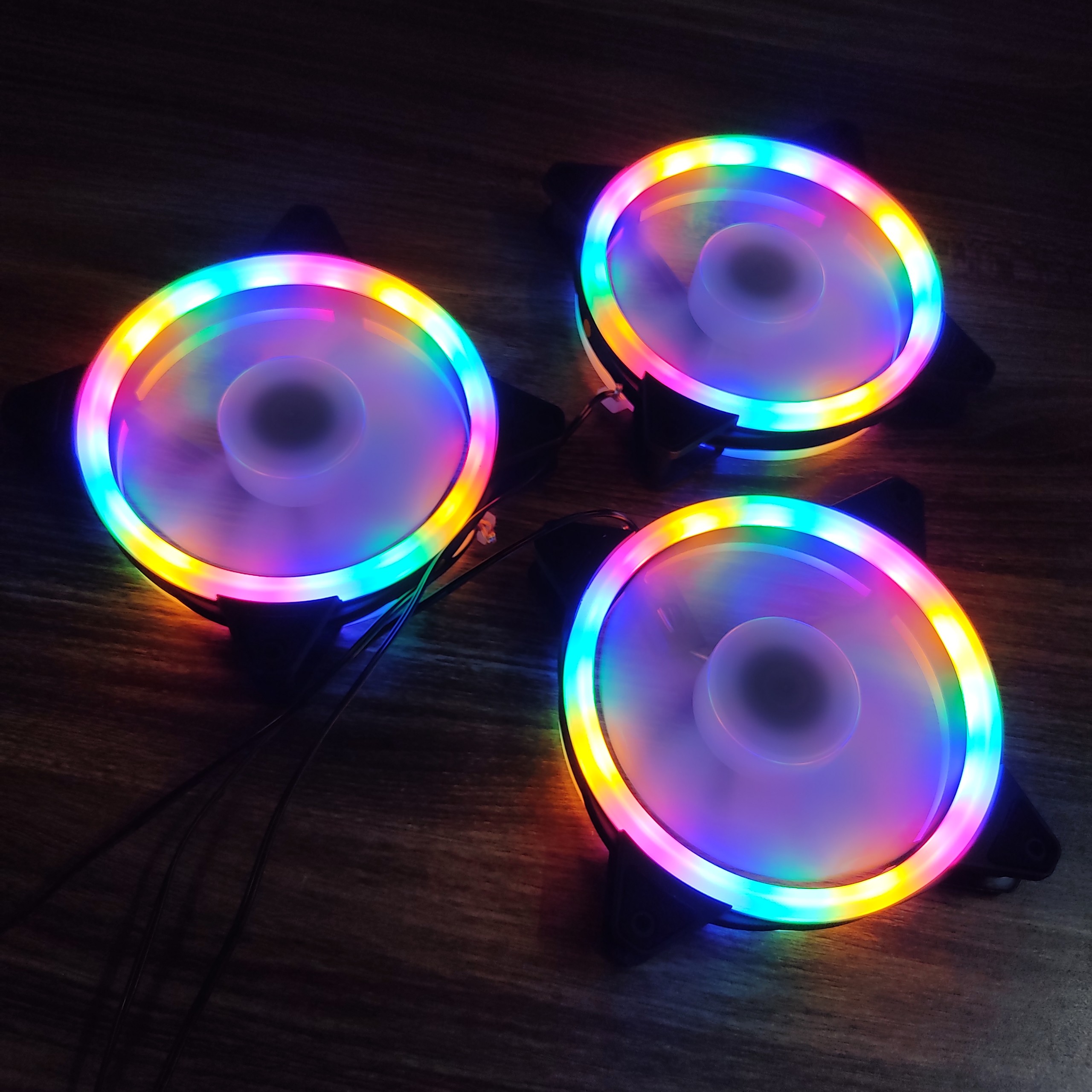 Quạt tản nhiệt, Quạt làm mát máy tính, Fan led, Fan case RGB, cắm trực tiếp không cần Hub