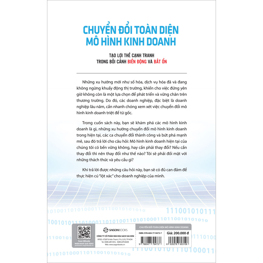 Chuyển Đổi Toàn Diện Mô Hình Kinh Doanh - Tạo Lợi Thế Cạnh Tranh Trong Bối Cảnh Biến Động Và Bất Ổn