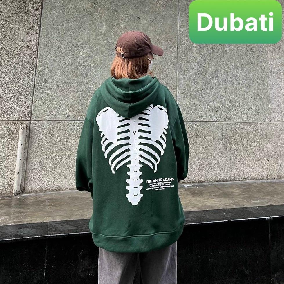 ÁO NỈ, ÁO KHOÁC HOODIE XƯƠNG NGƯỜI SIÊU NGẦU NAM NỮ PHONG CÁCH HÀN QUỐC XỊN SÒ - DUBATI FASHION