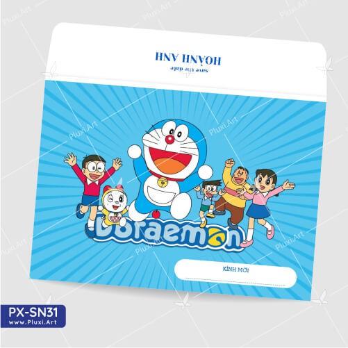 Thiệp thôi nôi – sinh nhật theo yêu cầu Pluxi