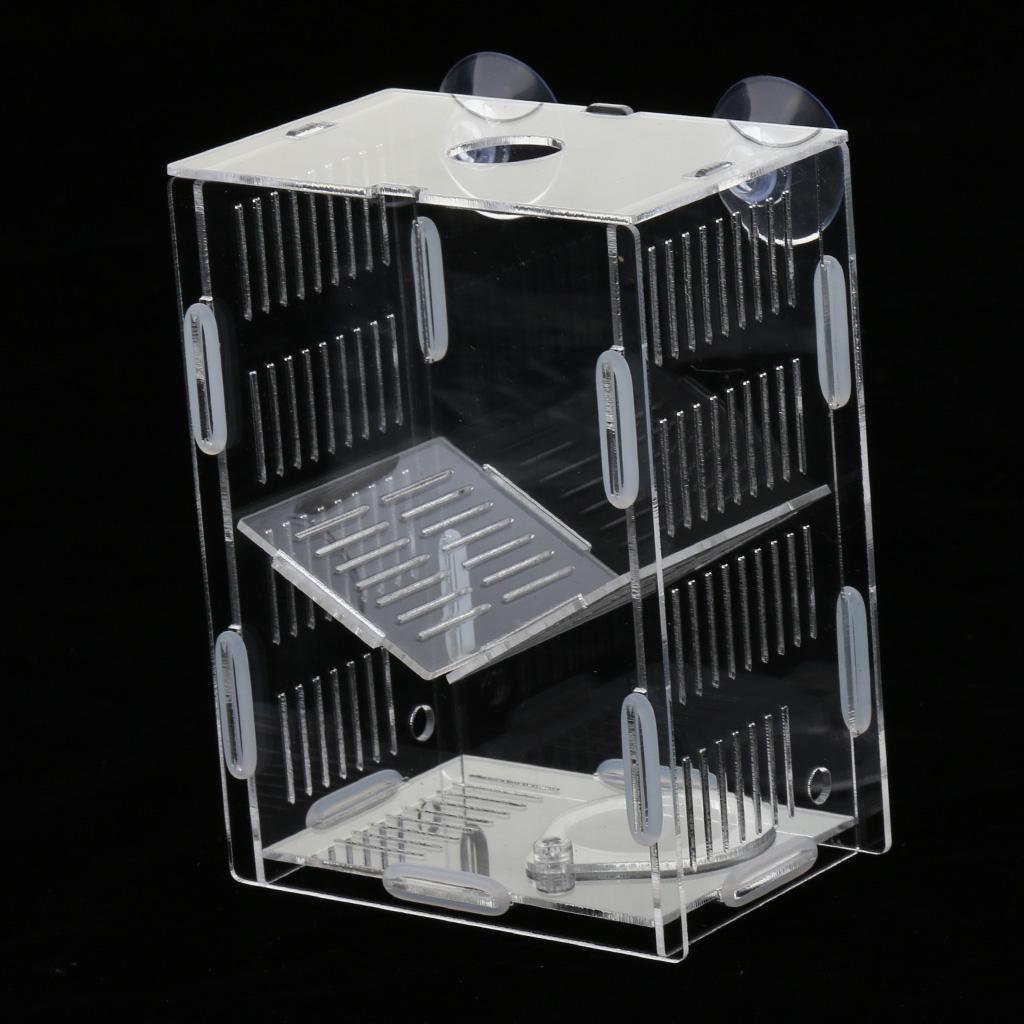 Aquarium  Tank Plastic Floating Isolation Divider Breeding Box