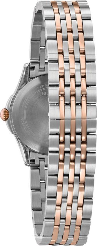 Đồng Hồ Nữ Dây Kim Loại BULOVA 98M125 (27mm) - Bạc Viền Vàng Hồng