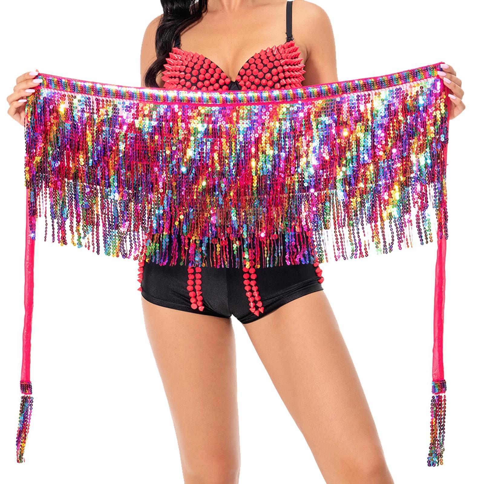Belly Dance Skirts for Women, Performance Skirt Party Costume for Women and Girls