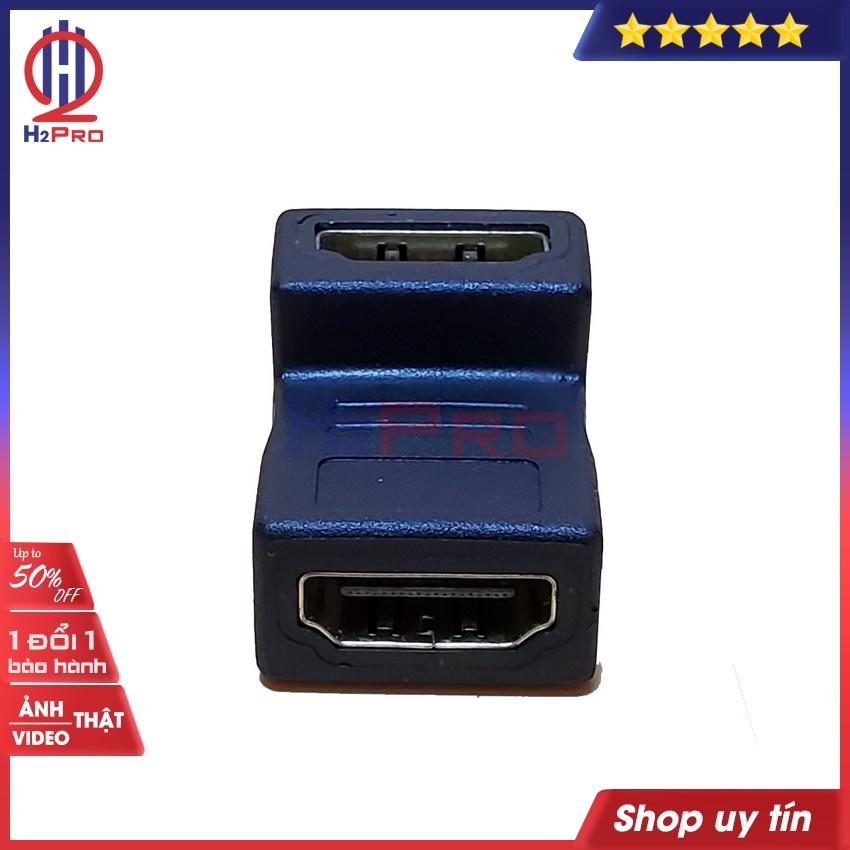 Đầu nối hdmi H2pro cao cấp loại thẳng-vuông góc , đầu nối dây hdmi 2 đầu dương âm
