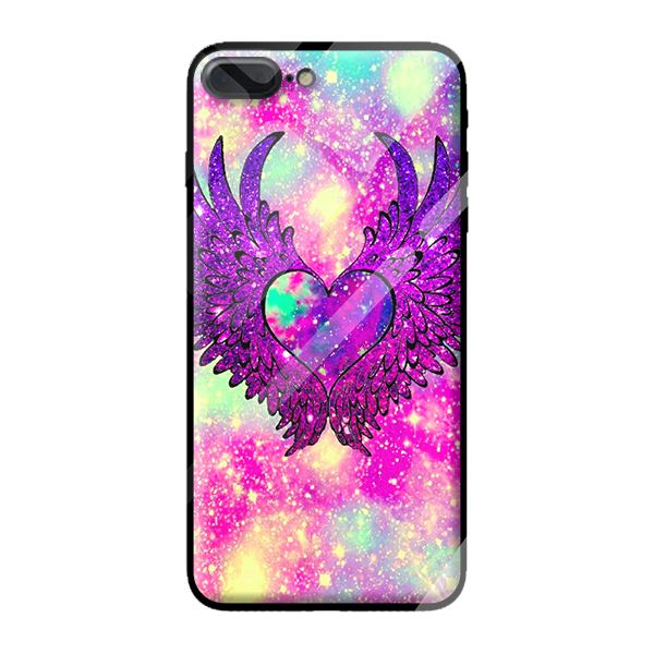 Ốp lưng kính cường lực cho iPhone 8 Plus LOVE 5 - Hàng chính hãng