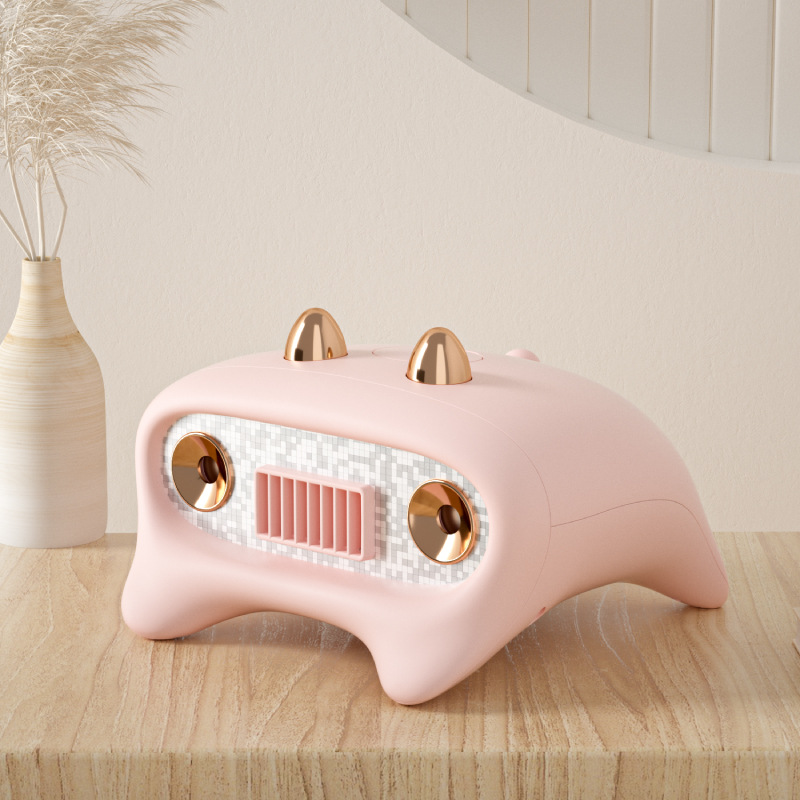 Đồ chơi quạt hơi nước để bàn phun sương mini sạc điện mẫu mới cute 3 chế độ cho văn phòng và học sinh