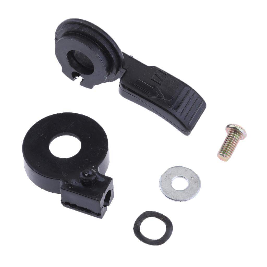 4Pcs Black Motorcycle Handlebar Switch Thumb Choke Lever for 110cc 125cc 250cc