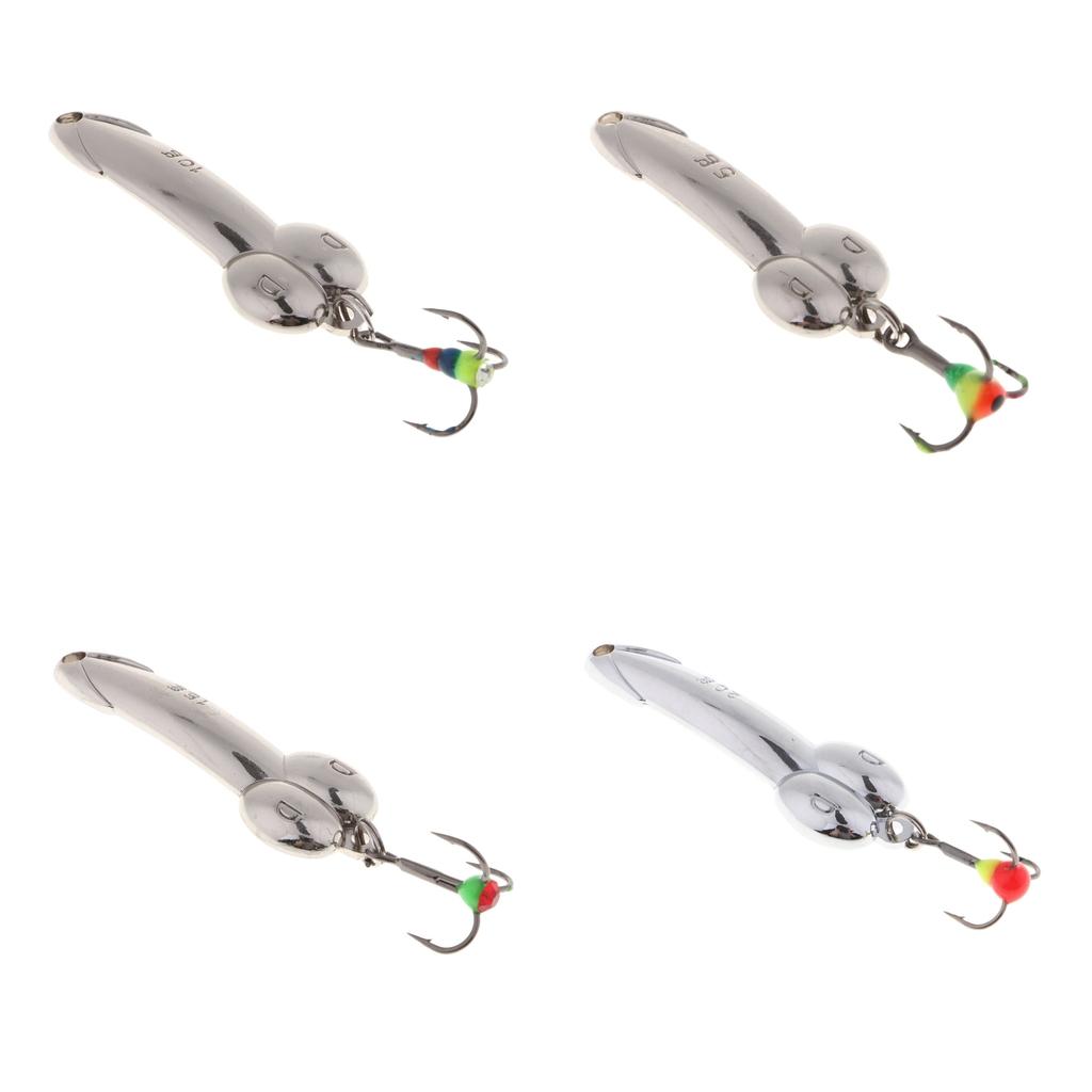 Metal Wobble Fish Lure Spoon Fishing Hard Bait Spinnerbaits Sequins Lure