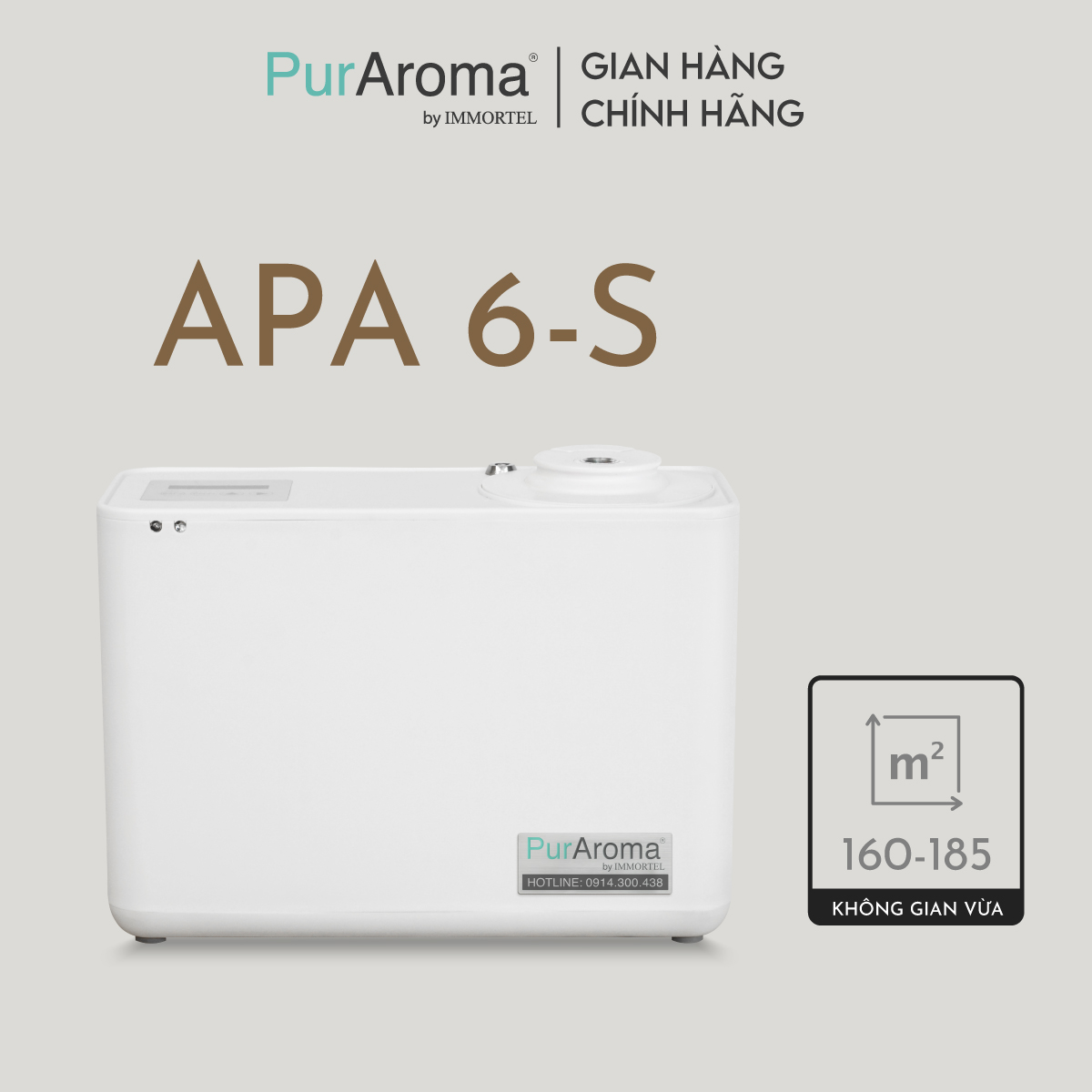 Máy Khuếch Tán Công Nghiệp PurAroma APA 6 - Công Nghệ Nano Khuếch Tán Siêu Âm