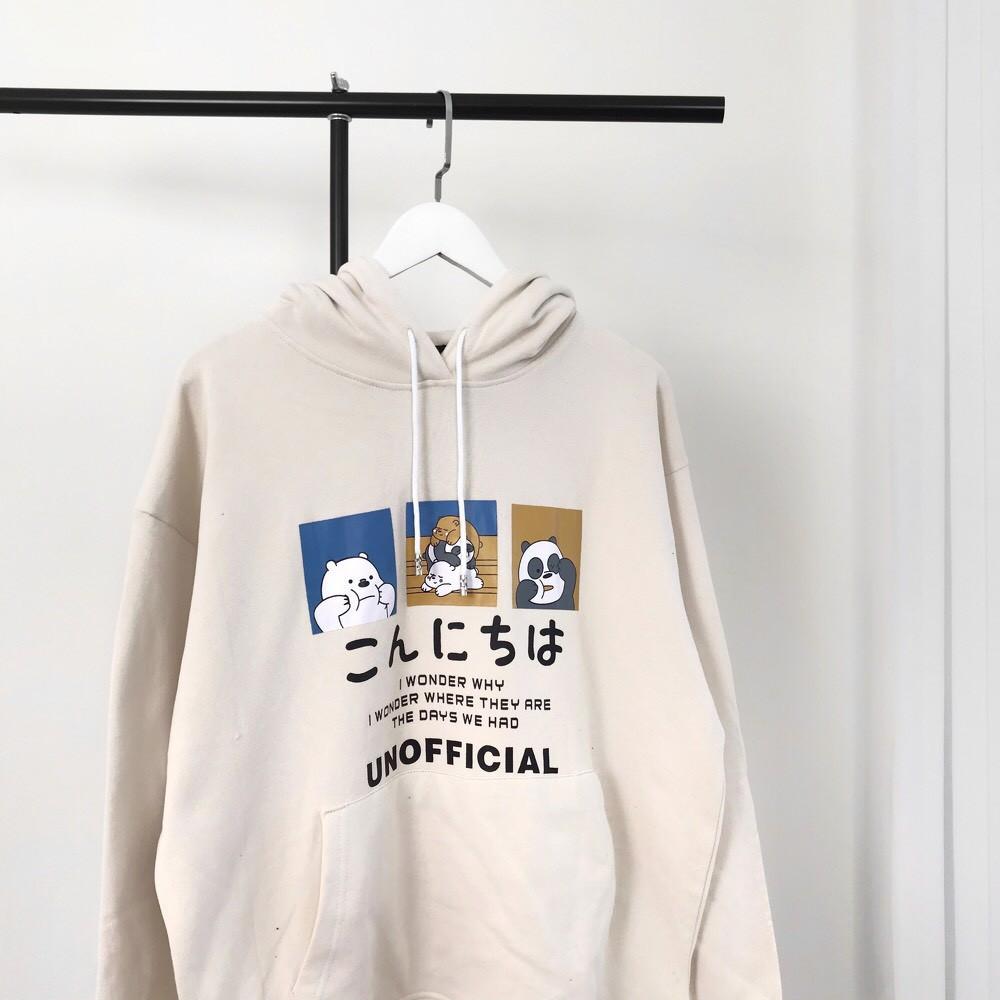 Áo Hoodie Nỉ - Áo Khoác Nỉ Nam Nữ Unisex Tay Phồng UNOFFICIAL Tay Phòng 3 Màu Cực Hot - LP.STORE