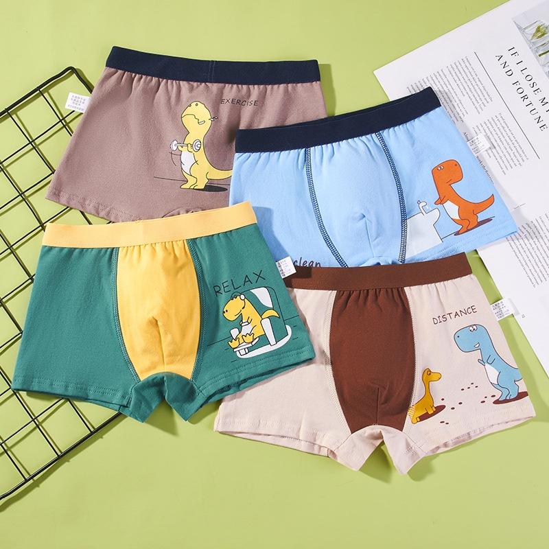 Quần lót bé trai 2 đến 9 tuổi quần chip trẻ em kháng khuẩn boxer sịp đùi cotton cao cấp nhập khẩu giao mẫu ngẫu nhiên