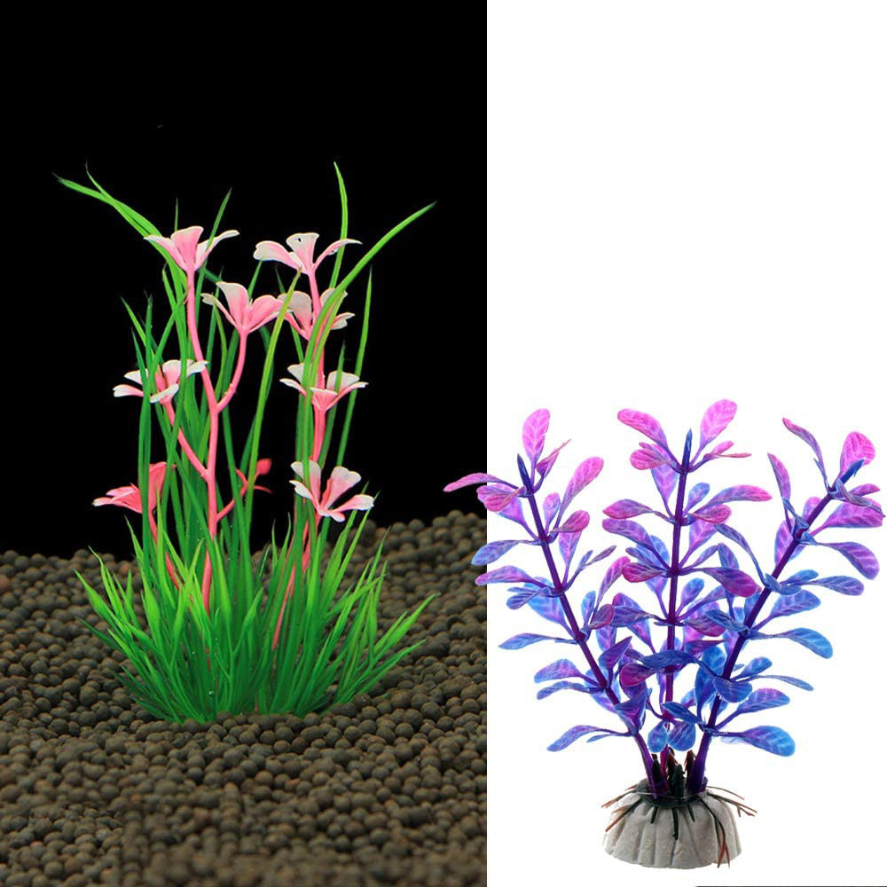 Bộ 13 cái Aquarium Faux Faux rêu nhựa treo đá nổi trên mặt nước mô phỏng đá trang Aquarium trang trí thực vật