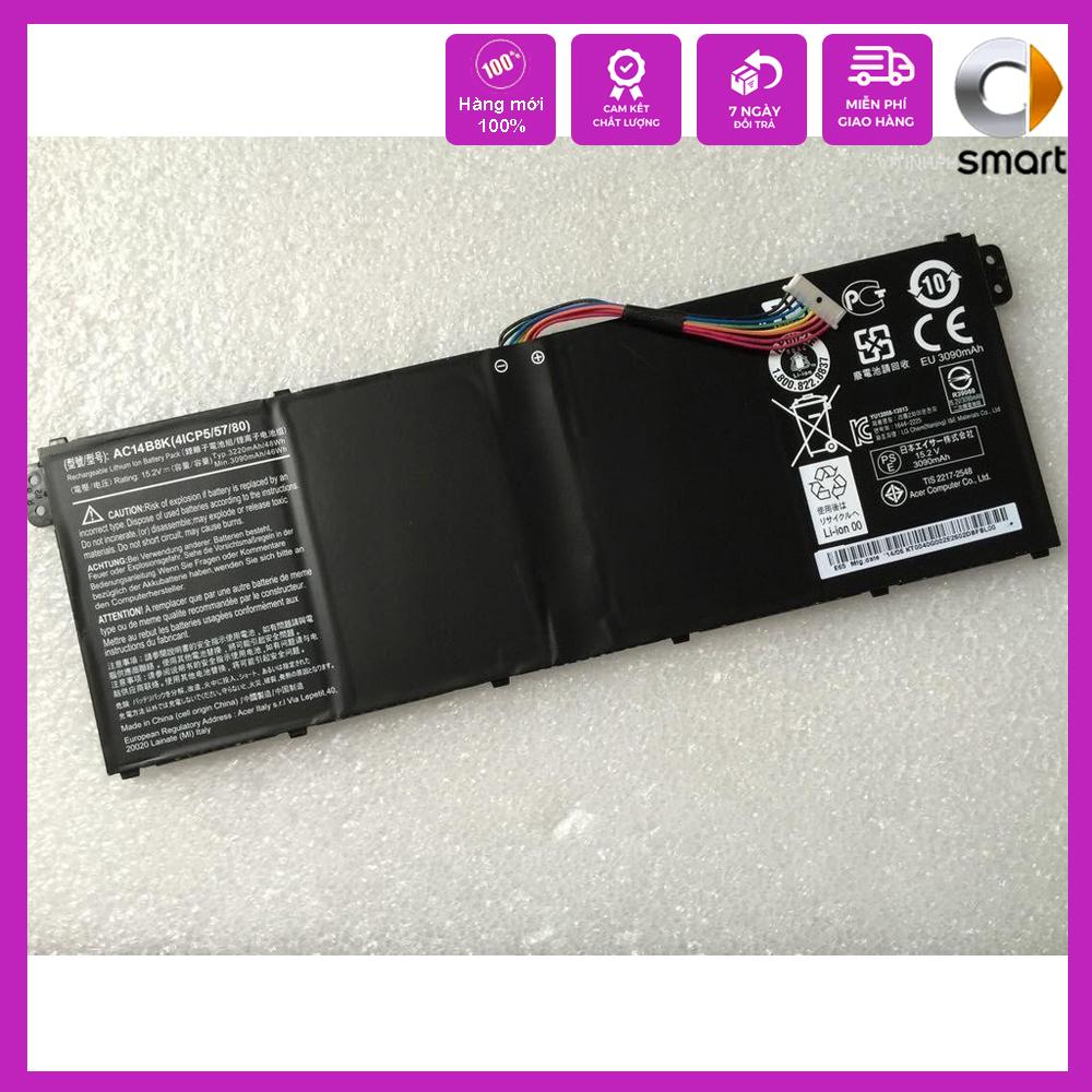 Pin cho Laptop Acer Aspire E3-112 E3-112M - Pin Zin - AC14B8K AC14B18J - Hàng Chính Hãng