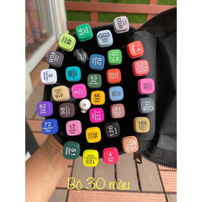 Bút màu Marker Touch Cool họa cụ tô màu dạ vẽ tranh anime Bộ 30/60/80-B66