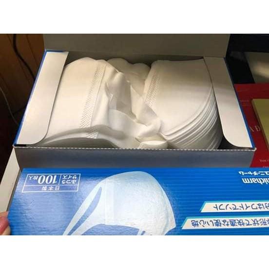 Khẩu trang 3D Unicharm Nhật Bản ngăn khói bụi 100 chiếc.