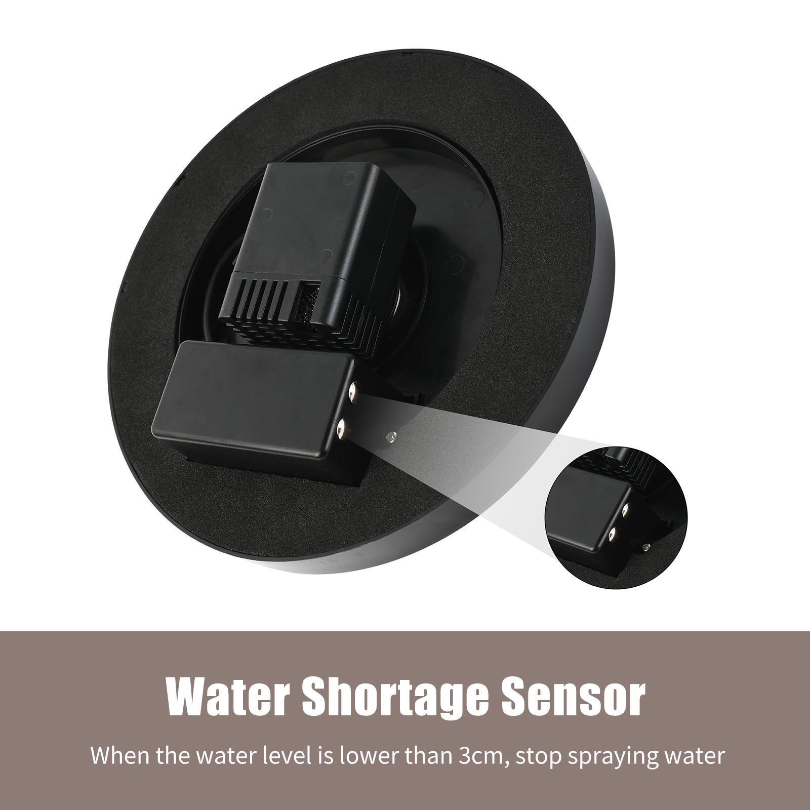 Máy Bơm Vòi Phun Năng Lượng Mặt Trời Led 3.5W Với Ánh Sáng Chuyển Màu Đầy Màu Sắc Pin 1800Mah