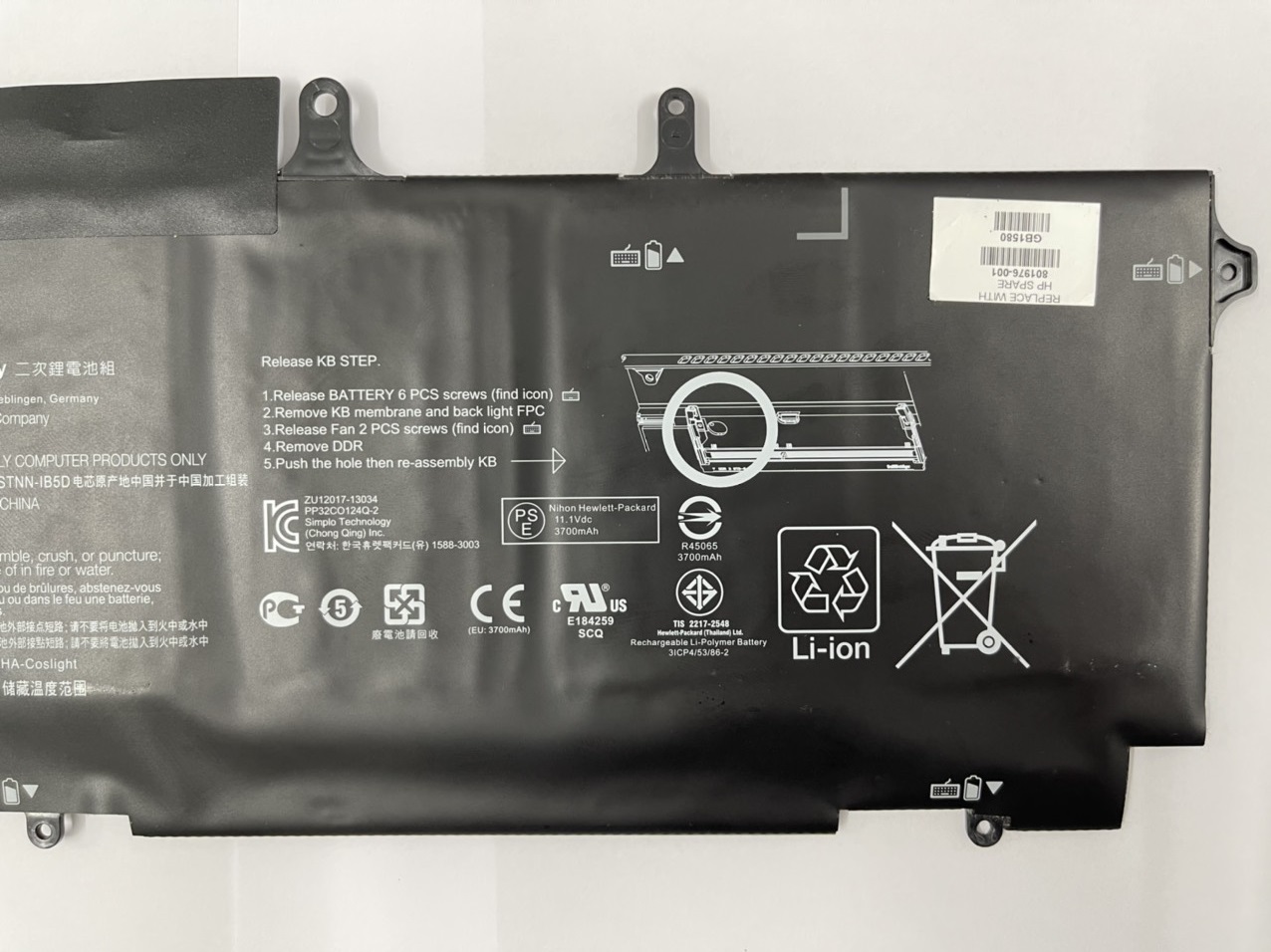 Pin dành cho Laptop HP EliteBook 1040 G1,1040 G2,Folio 1040 G1,Folio 1040 G2,BL06XL