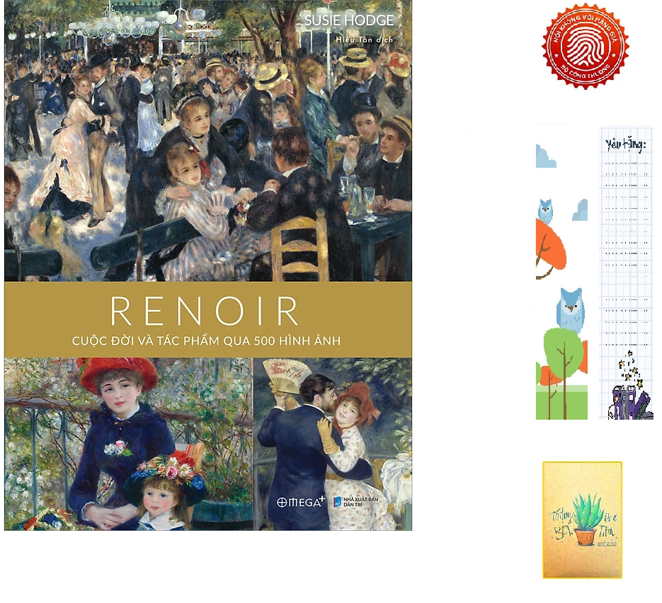 Renoir Cuộc Đời Và Tác Phẩm Qua 500 Hình Ảnh (tặng kèm sổ tay XƯƠNG RỒNG + BOOKMARK CÚ MÈO )