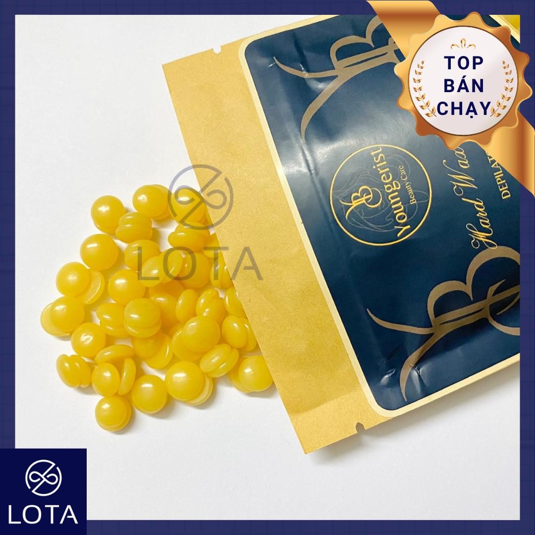 100G HẠT SÁP WAX LÔNG YOUNGERIST hard wax beans keo tẩy triệt lông sáp waxing tại nhà hạt đậu tẩy lông sáp wax lông nách bikini tay chân mày spa đun bằng nồi không hôi nhựa bám lông tốt