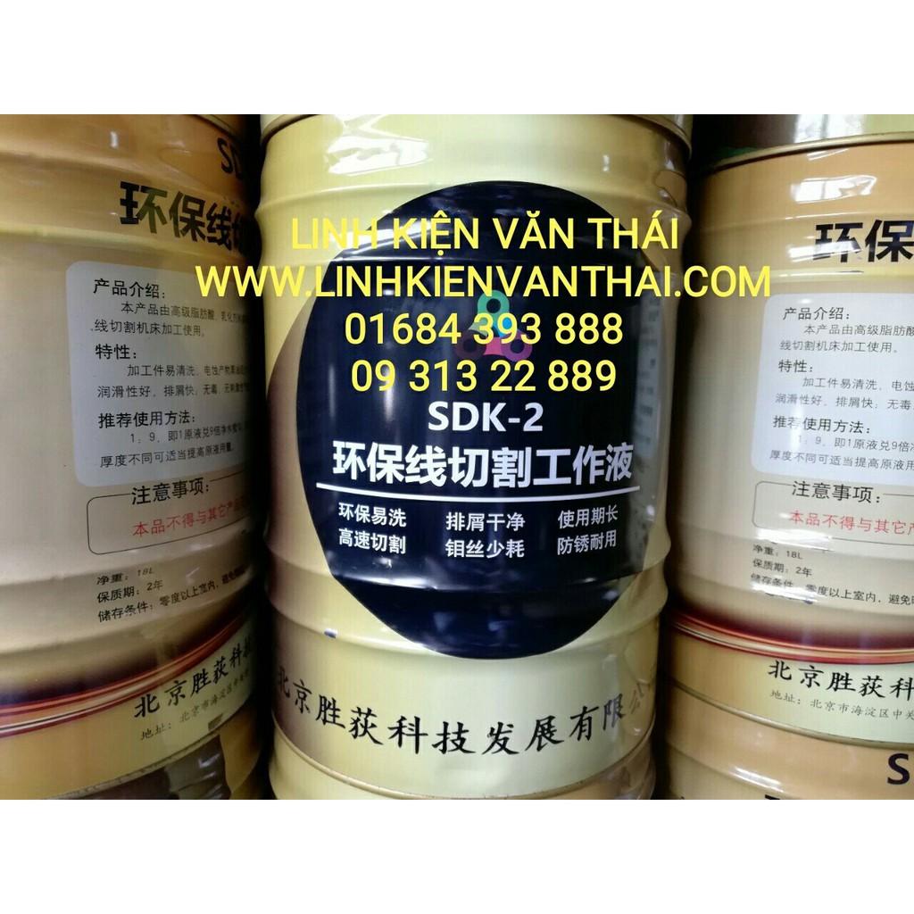 DẦU CẮT DÂY SDK-2 DÙNG CHO MÁY CẮT DÂY MOPLYDENUM/ 18 LÍT