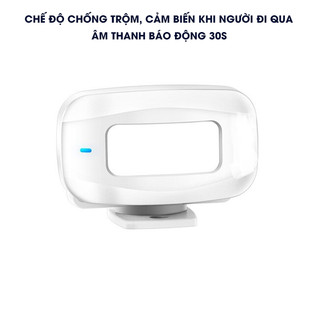 Chuông cửa báo khách kết hợp chống trộm qua cảm biến chuyền động Vimos - Có remote điều khiển từ xa