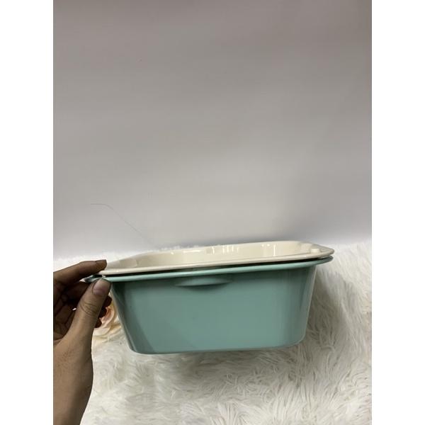 Bộ thau rổ vuông bio
