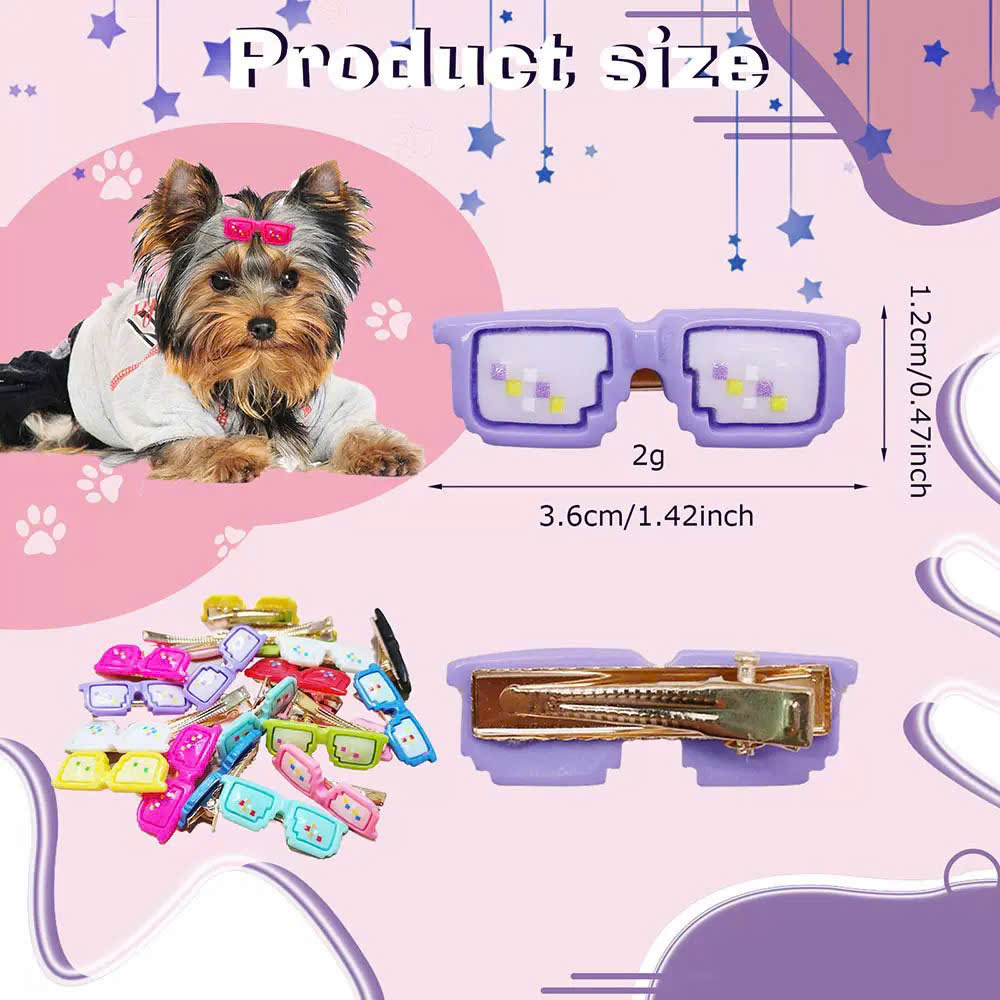 NƠ KẸP TÓC SANG TRỌNG NHIỀU MÀU DỄ THƯƠNG MÃ 22 XINH XẮN CHO THÚ CƯNG CHÓ MÈO