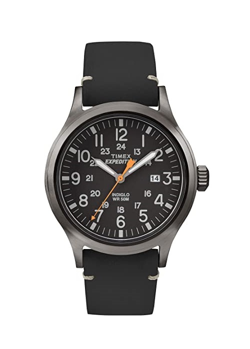 Đồng Hồ Nam Dây Da Timex Expedition TW4B01900 (40mm) - Đen