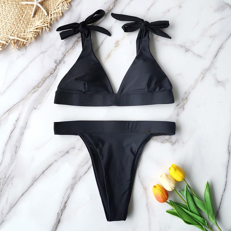 2021 Mới Cao Cấp Bikini Nữ Đồ Bơi Đẩy Lên Đồ Bơi Chắc Chắn Halter Bikini Bộ Brasil Áo Tắm Bơi Mặc Nữ