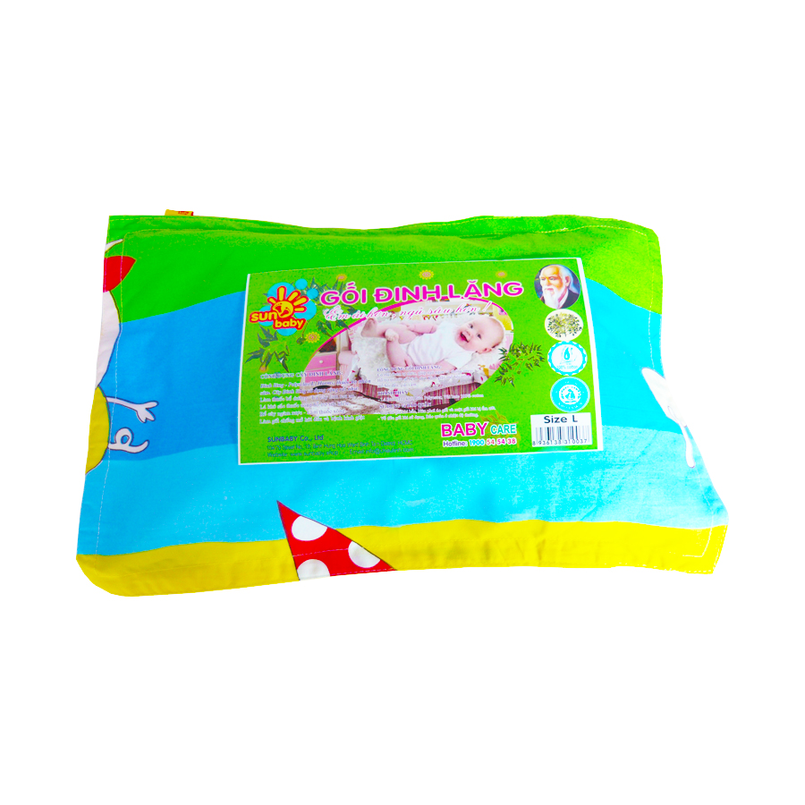 Gối Đinh Lăng cho bé Sunbaby cao cấp- SGNH20N