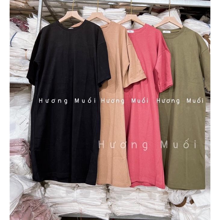 Váy phông trơn dáng suông - váy suông basic