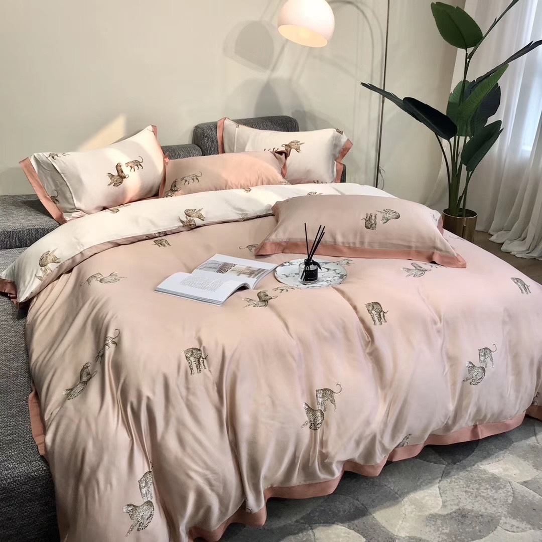 Bộ ga gối lụa TENCEL 60S hoạ tiết