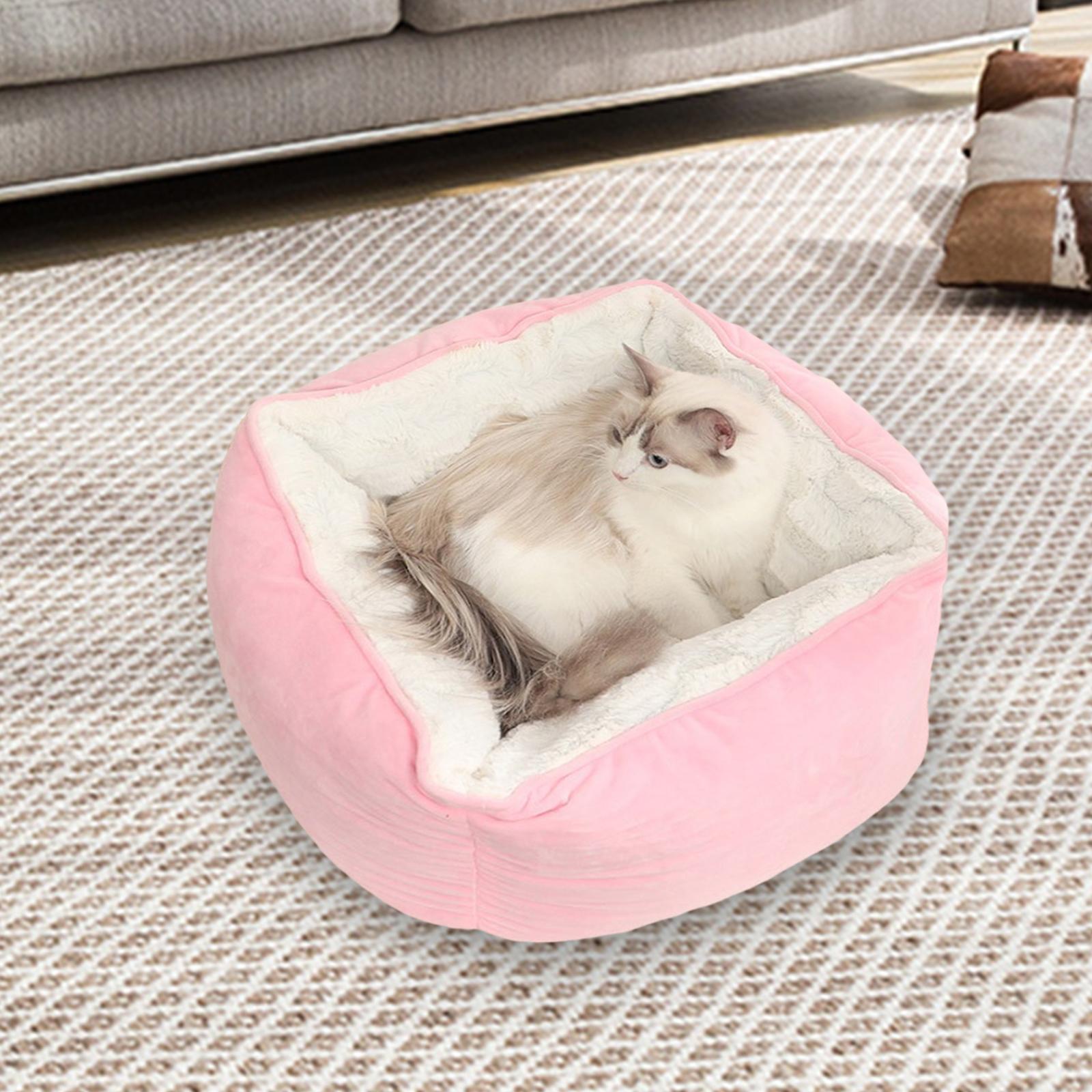 Square Dog Bed Pet Bed Autumn Winter Warm Comfortable Bed Nest Warm Dog Cat