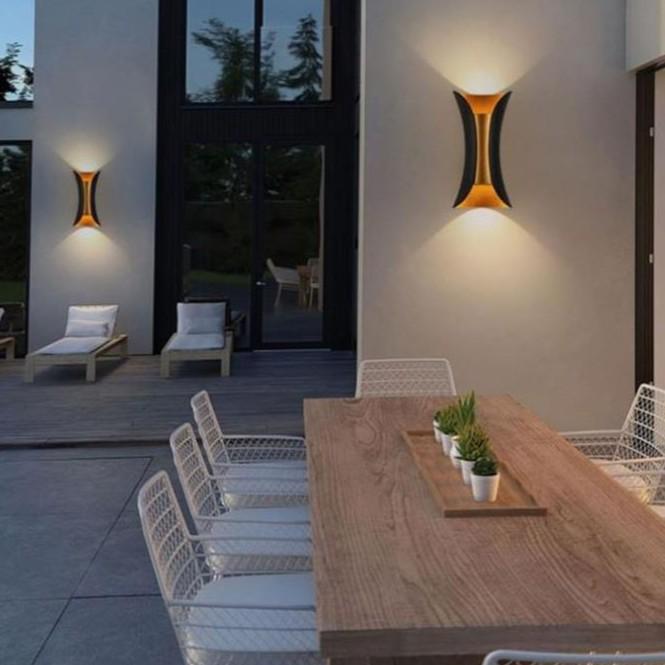 Đèn tường bóng LED chiếu sáng hai chiều trang trí nội thất sang trọng, hiện đại. - Đèn Phương Anh