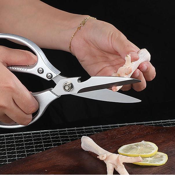 Kéo Cắt Gà, Cắt Thịt, Cắt Tôm Cá Đa Năng Làm Bếp Đa Năng Chất Liệu Thép Cao Cấp Không Gỉ Hàng Nhật Bản