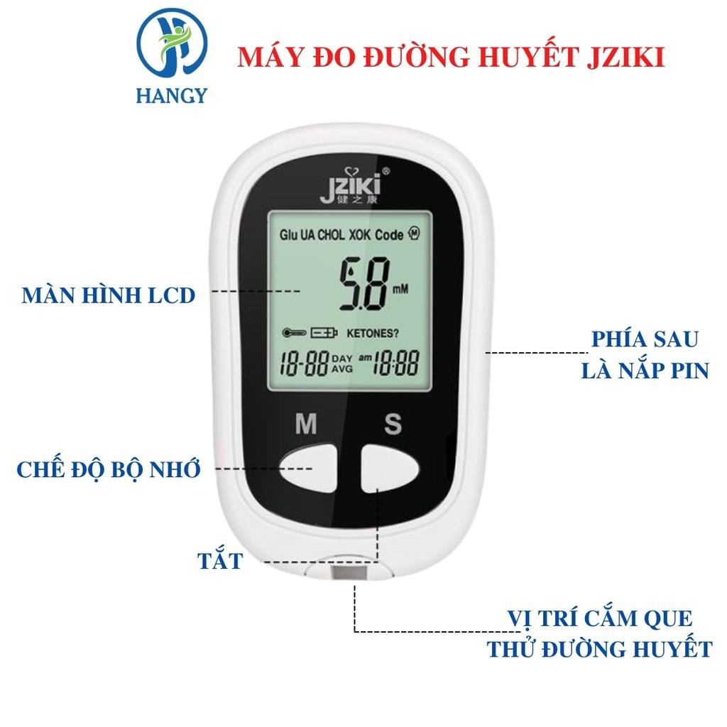 Máy đo đường huyết Jziki nhập khẩu HANGY 