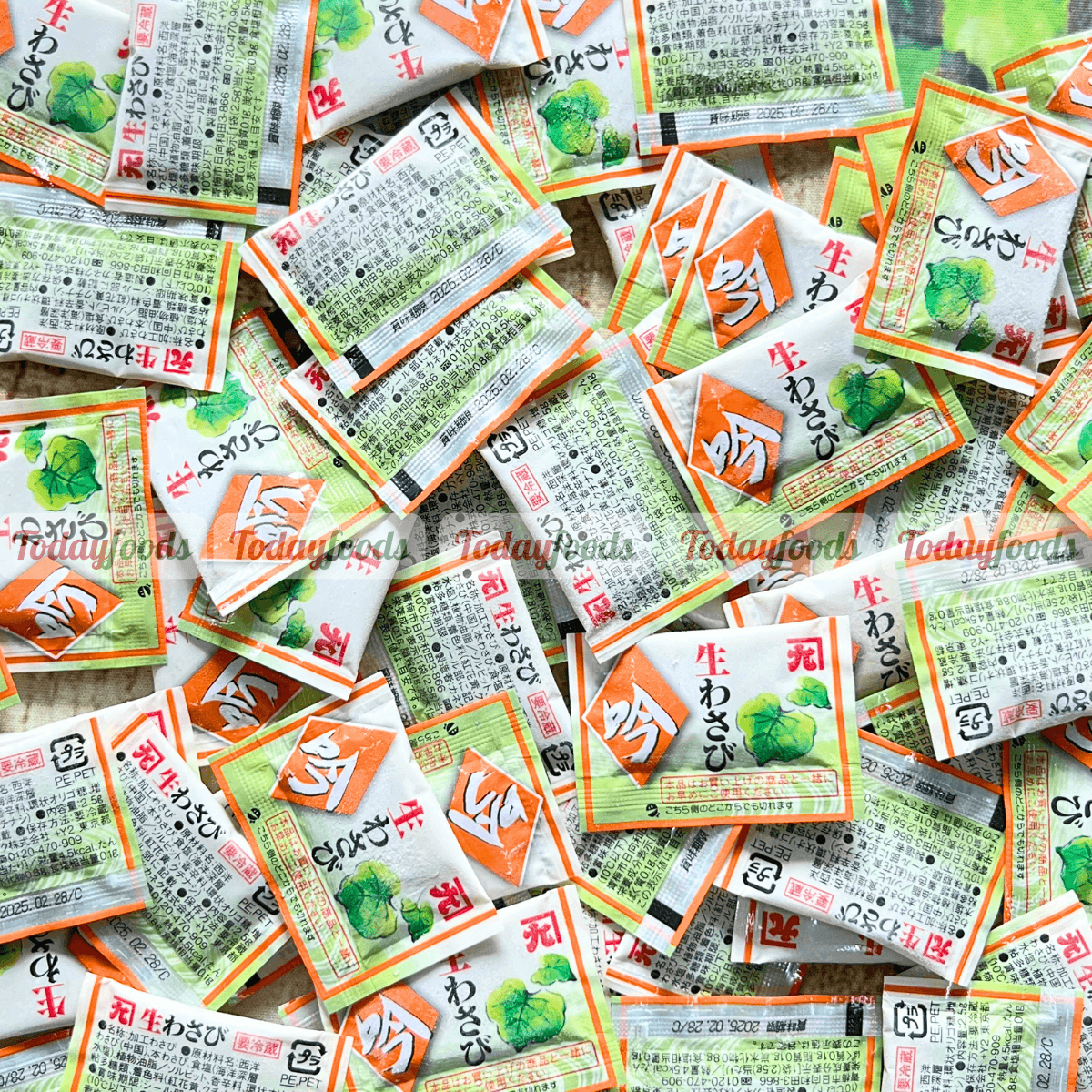 Mù Tạt Nama Wasabi gói nhỏ ( Kaneku ) Nhật Bản 2.5G [ 200 Gói ] - Chuyên dùng nhà hàng