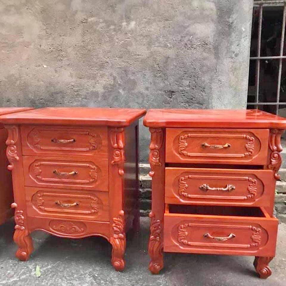 Tủ Táp Tân Cổ điển 3 ngăn kéo gỗ hương cực đẹp và sang trọng