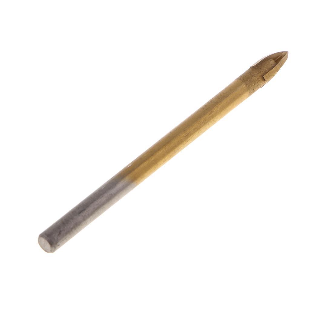 2x Drills 4mm Glass And Tile Drill Bit Round Shank Ceramic Mirror Marble