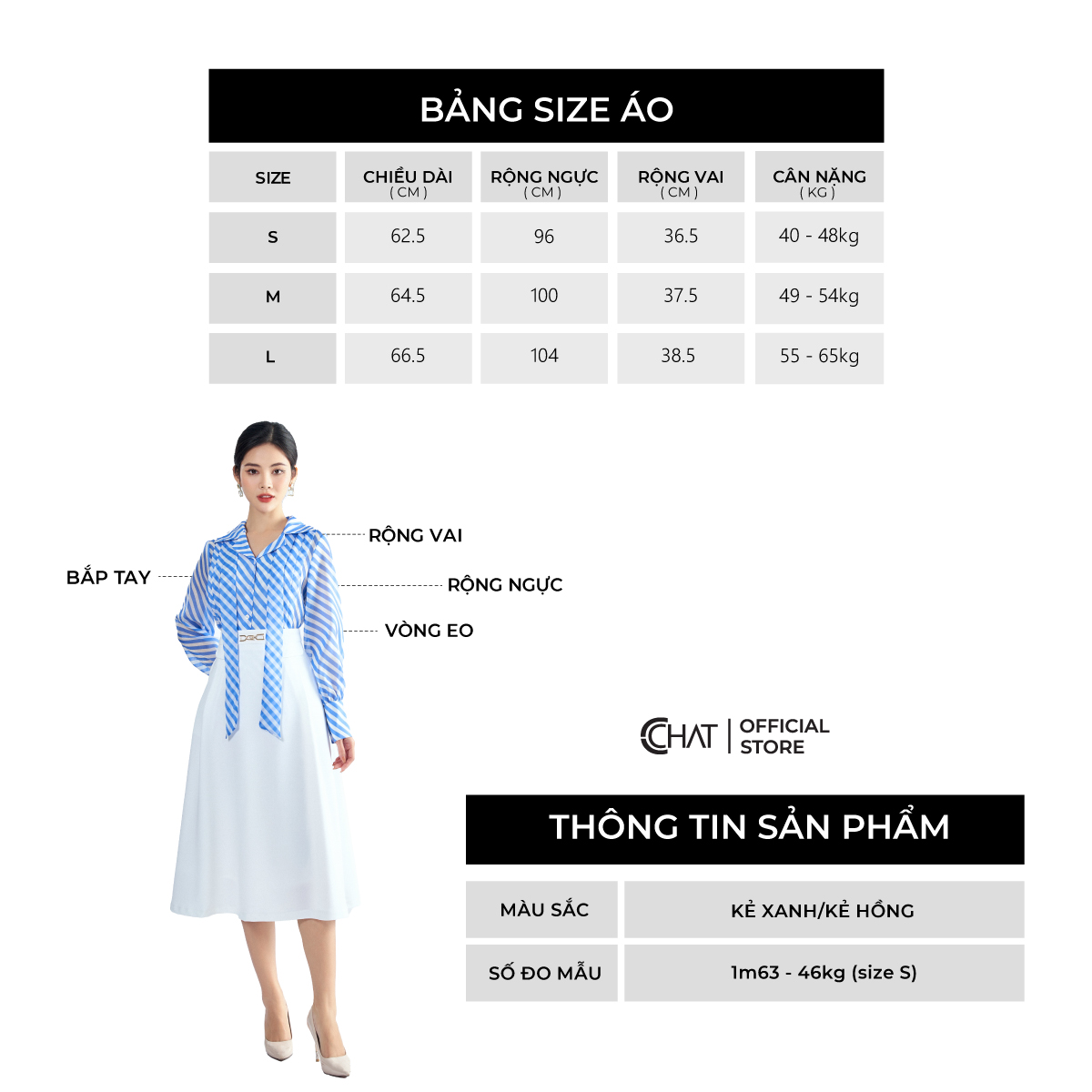 Áo Sơ Mi Nữ  Cổ Ve Họa Tiết Suông Chất Voan Cao Cấp Mềm Mịn 13SDV5002ST