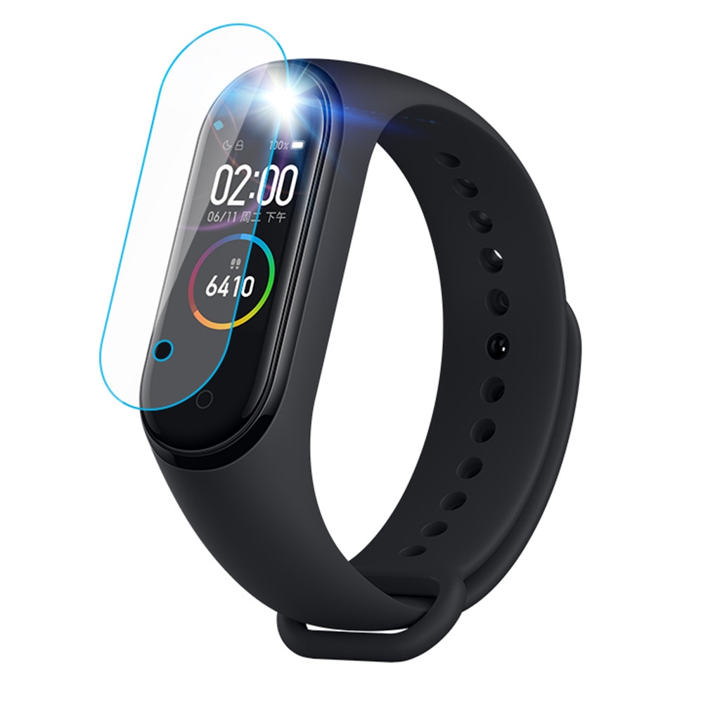 Miếng dán màn hình dành cho Xiaomi Miband 4 Bộ 2 miếng - Hàng Nhập Khẩu