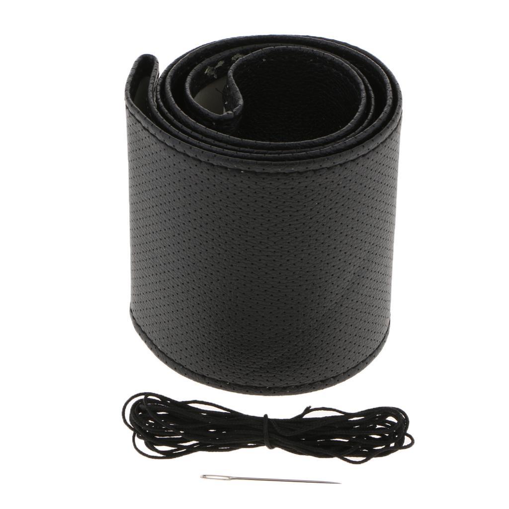 38cm Universal Car DIY Leather Steering Wheel  & Thread