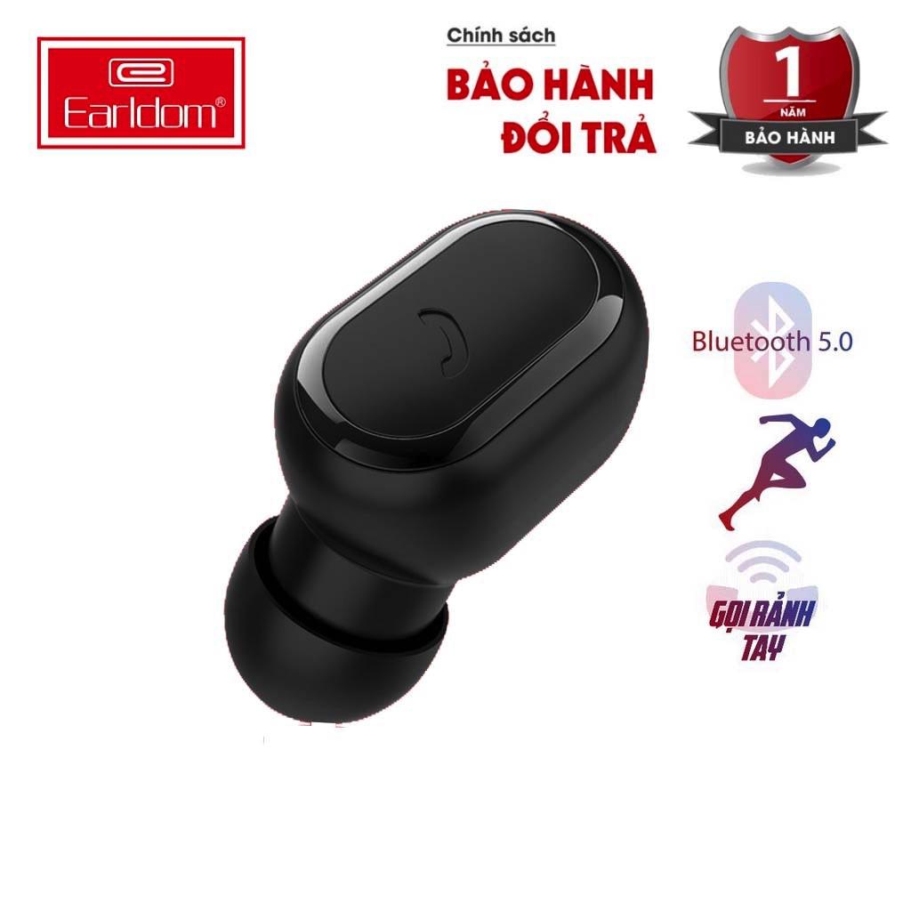 Tai Nghe 1 Tai Earldom Bluetooth Cộng Nghệ 5.0 Hàng Chính Hãng