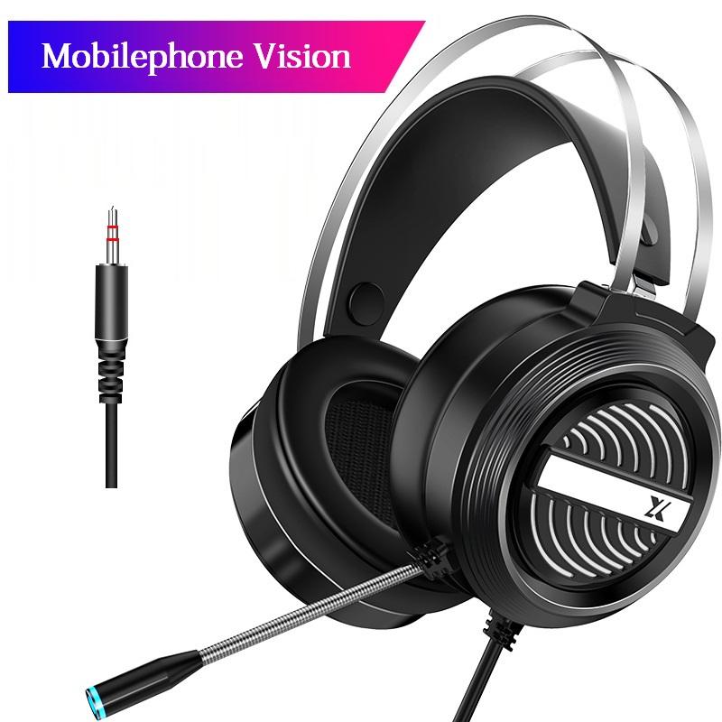 Tai Nghe Cho Máy Tính Xách Tay Mobilephone Tai Nghe Chơi Game Thể Thao Điện Tử 7.1 Kênh Với Lúa Mì Có Dây Đen/Hồng/trắng Tai Nghe Chụp Tai